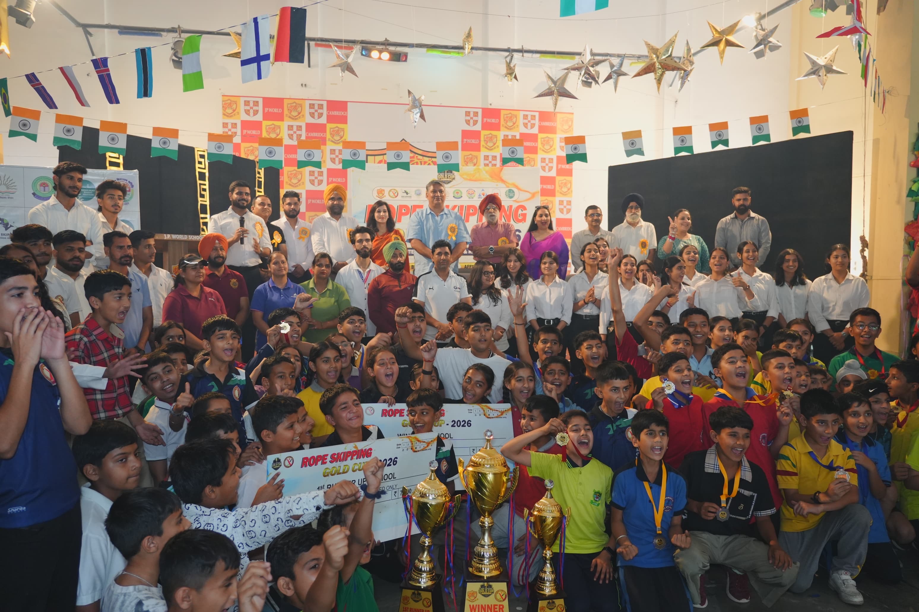 Rope Skipping School meet held 